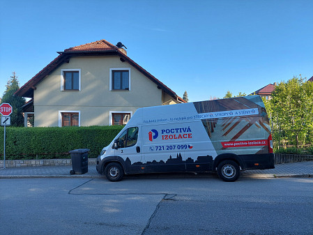 Izolace stropu rodinného domu v Žirovnici